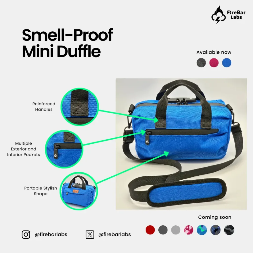 Smell-Proof Info-Sheet-M-Duffle-Blue